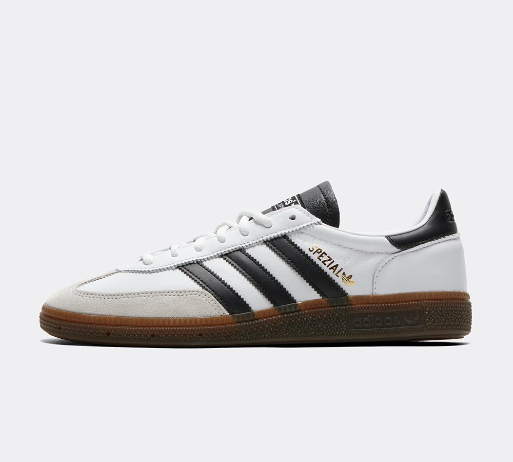 adidas Originals Handball Spezial Trainer White Black Gum Footasylum