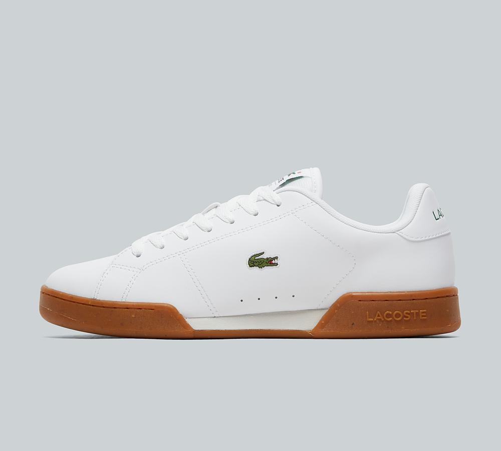 Lacoste Men's White Carnaby Cup Trainer - Size 9