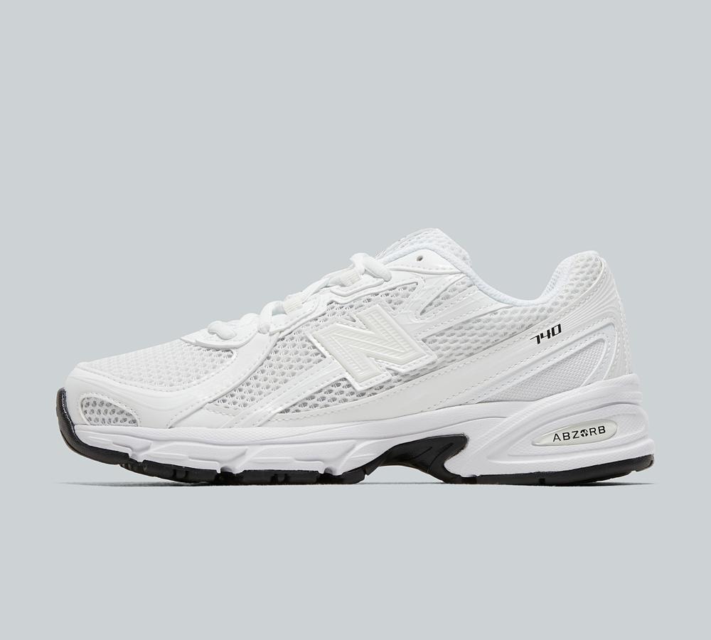 New Balance Womens 740 Trainer White, Women's size: 6.5, FootAsylum