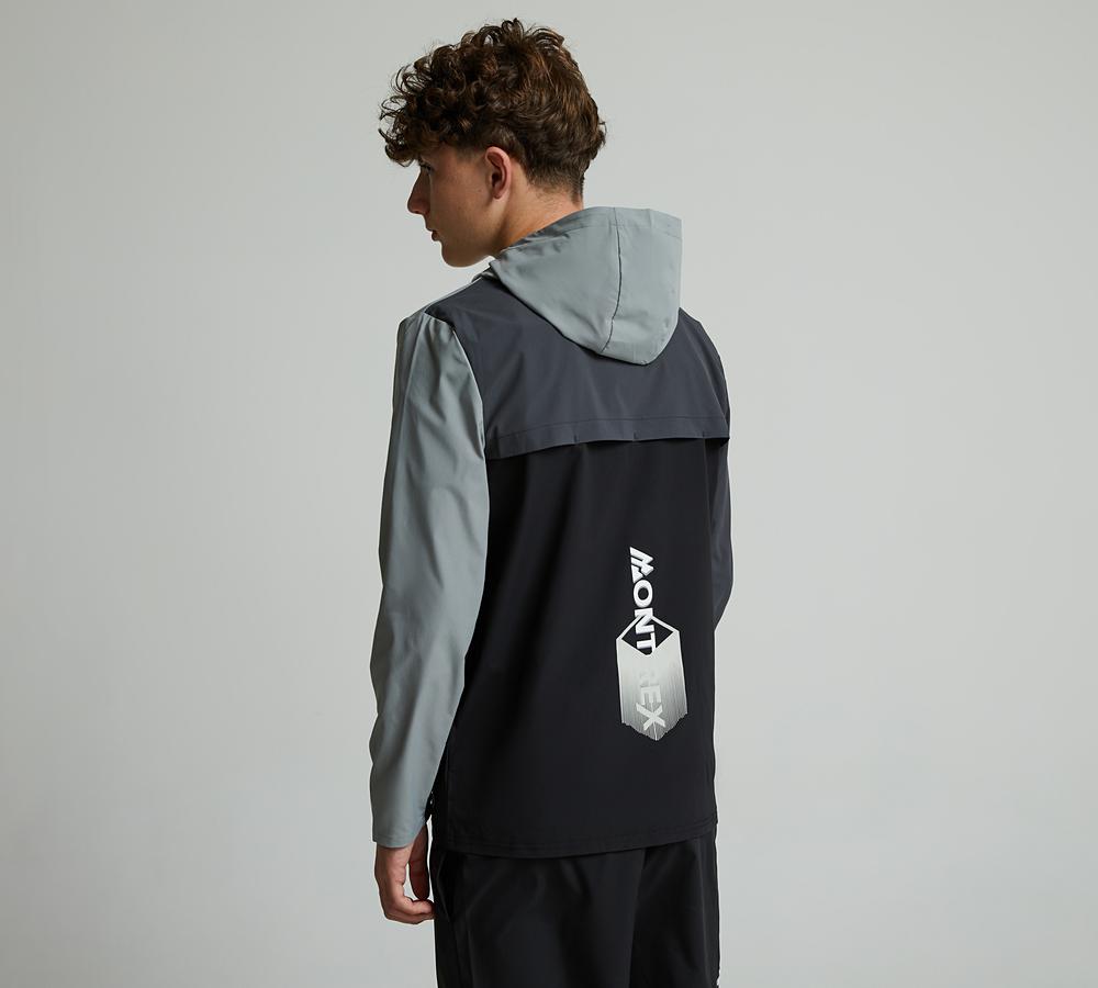 Montirex Junior MTX Run Jacket | Black / Platinum Grey / Asphalt