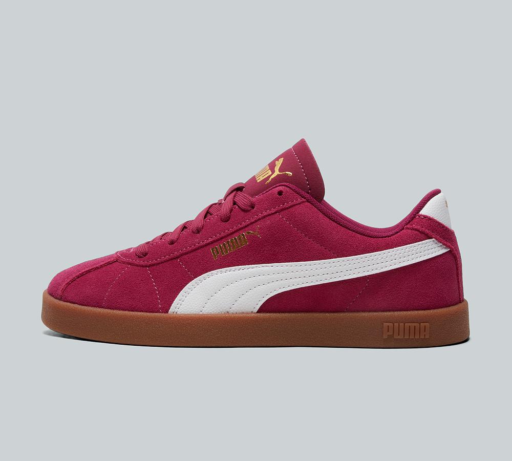 Puma Junior Club Ii Era Trainer Red, Kids size: 4, FootAsylum