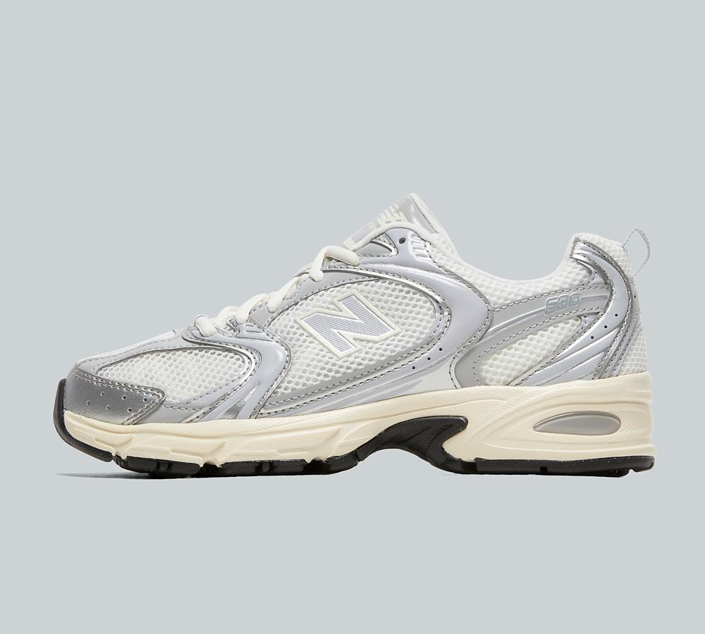 New Balance Womens 530 Trainer Silver, Women's size: 4.5, FootAsylum