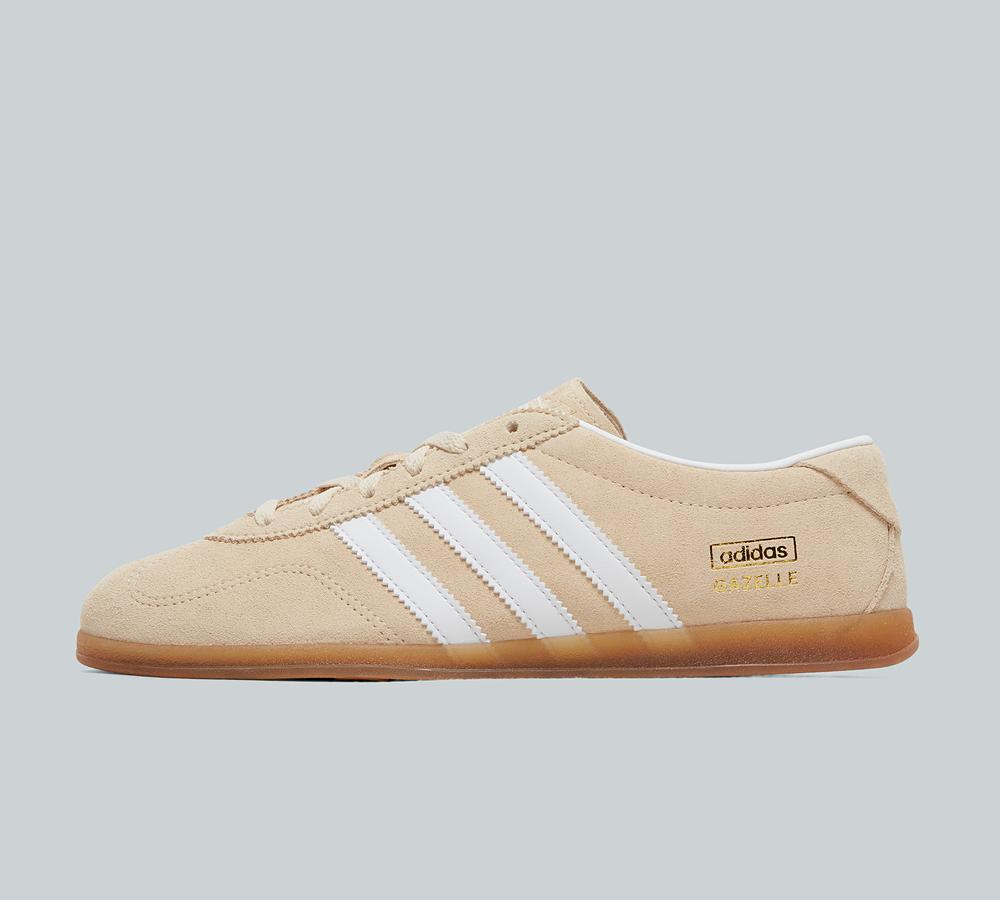 Adidas Originals Womens Gazelle Lo Pro Trainer Beige, Women's size: 5.5, FootAsylum