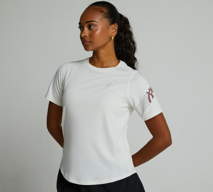 Asics Womens Icon Short Sleeve T-Shirt Birch Footasylum