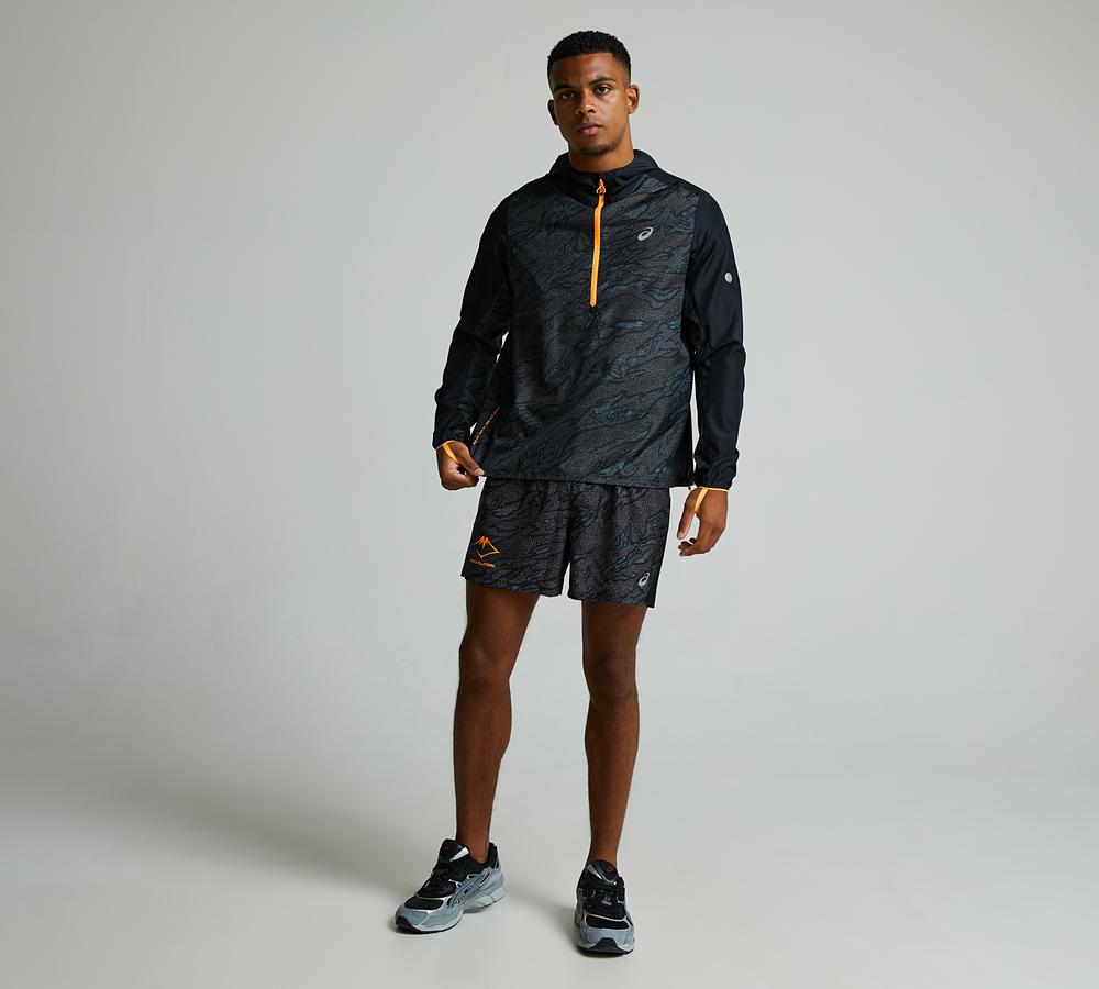 Asics Fujitrail All Over Print 5 Inch Short | Performance Black