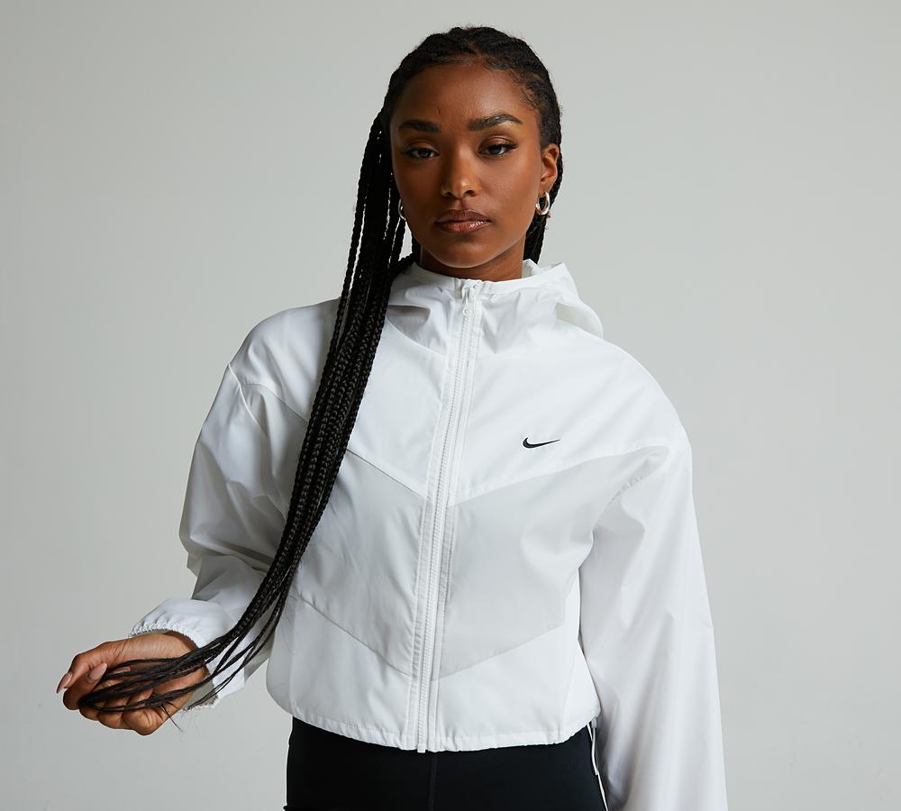white windbreaker jacket nike
