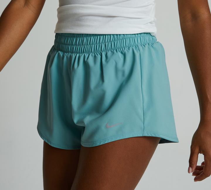 Nike Womens One Dri-Fit Mid-Rise 3 Inch Short Green, Women's size: XL, FootAsylum