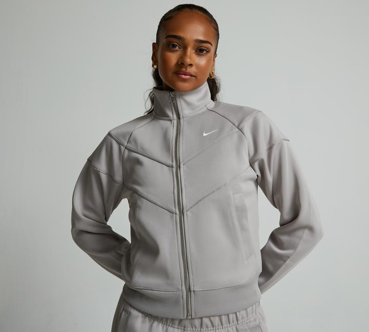 Nike Womens Windrunner Poly Knit Jacket College Grey Sail