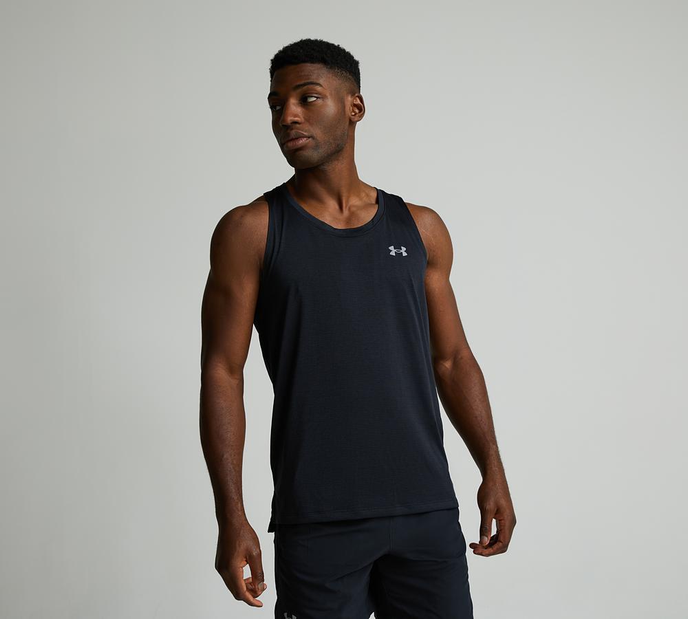 Under Armour Launch Singlet Black, Men's size: L, FootAsylum