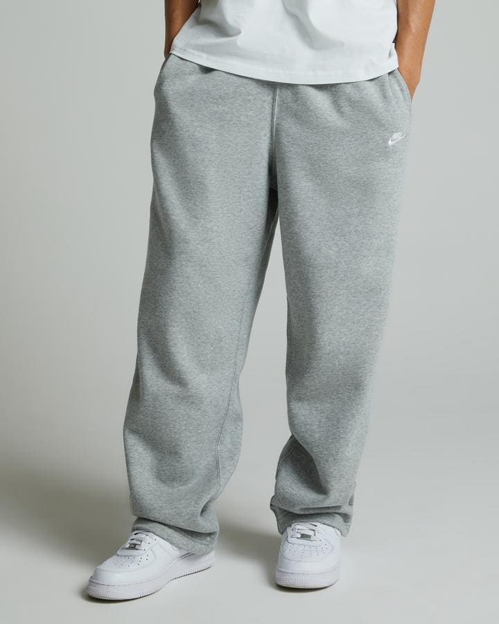Dark Grey Nike Club Casual Fit Cuffed Sweatpants In Black Nike