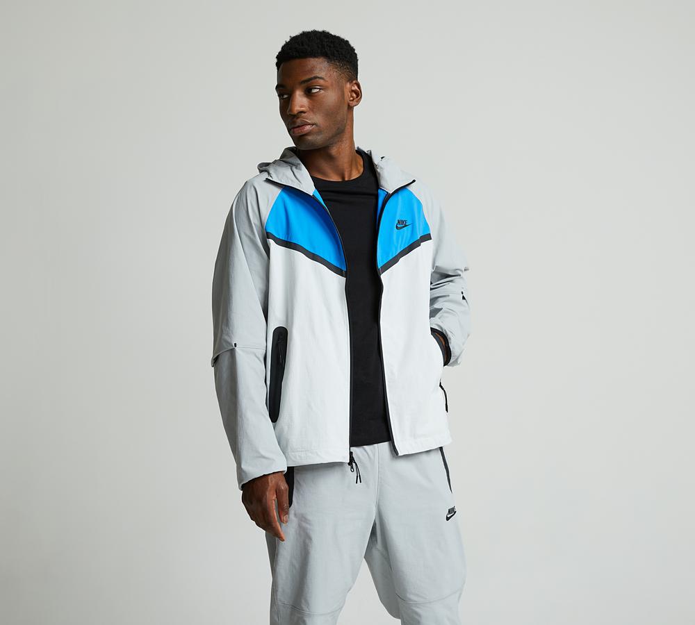 Nike Tech Fleece Windrunner Hoodie Grey, Men's size: XS, FootAsylum