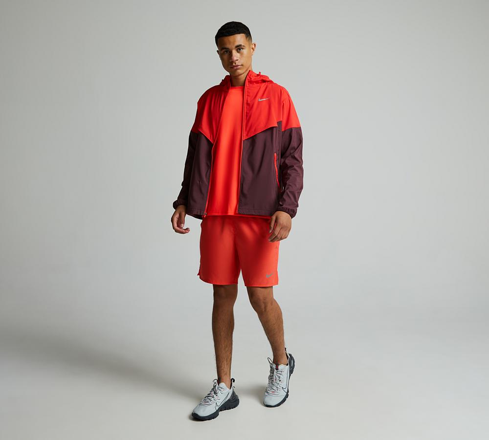 Nike Run Repel Uv Windrunner Orange, Men's size: M, FootAsylum