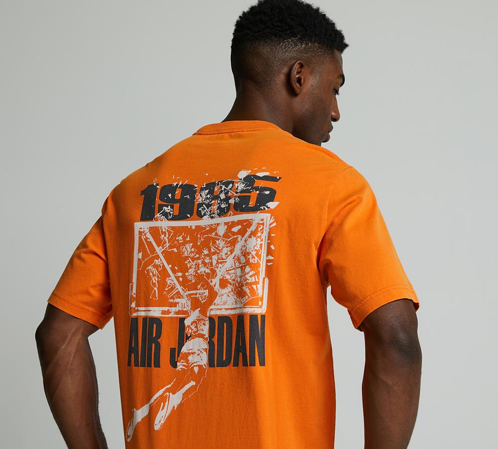 Orange Jordan 13 Starfish Clothing Jordan Shattered Backboard T