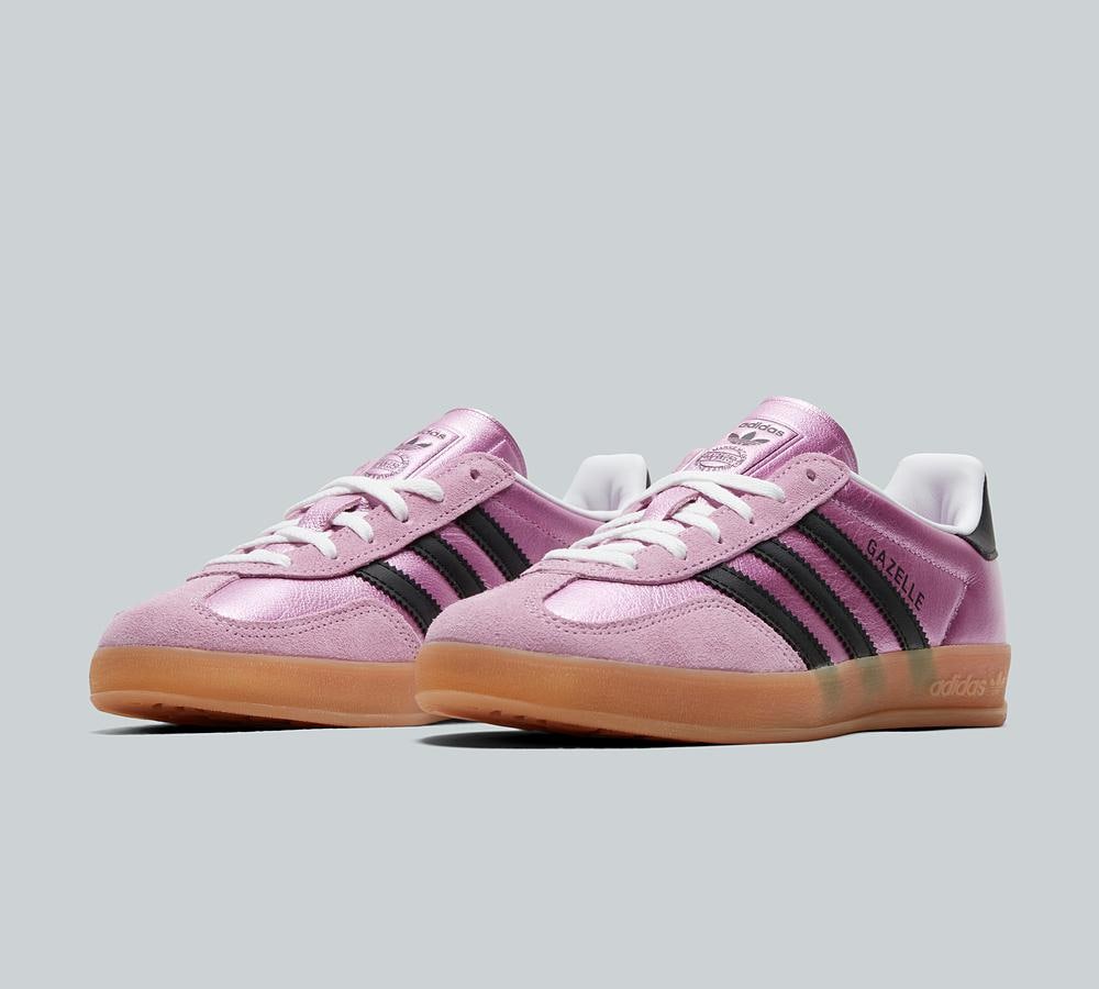 adidas gazelle silver green womens GAZELLE CANDY SHINE  AMNDE