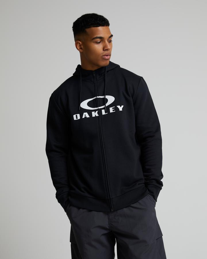Oakley Bark 2.0 Full Zip Hoodie | Black / White | Footasylum