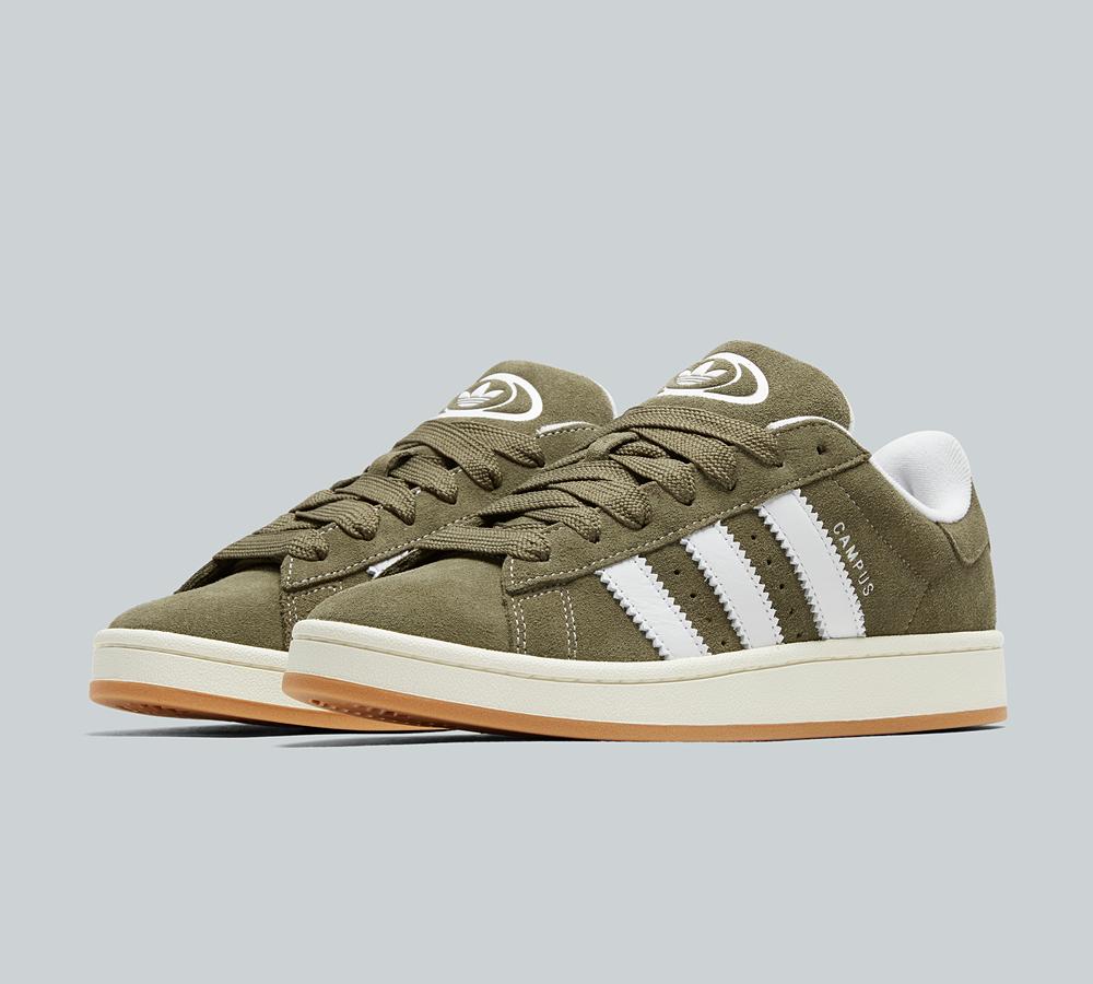 adidas gazelle silver green womens adidas Kids' Grade School Campus 00s Shoes, Size 5.5, Dark Green/White