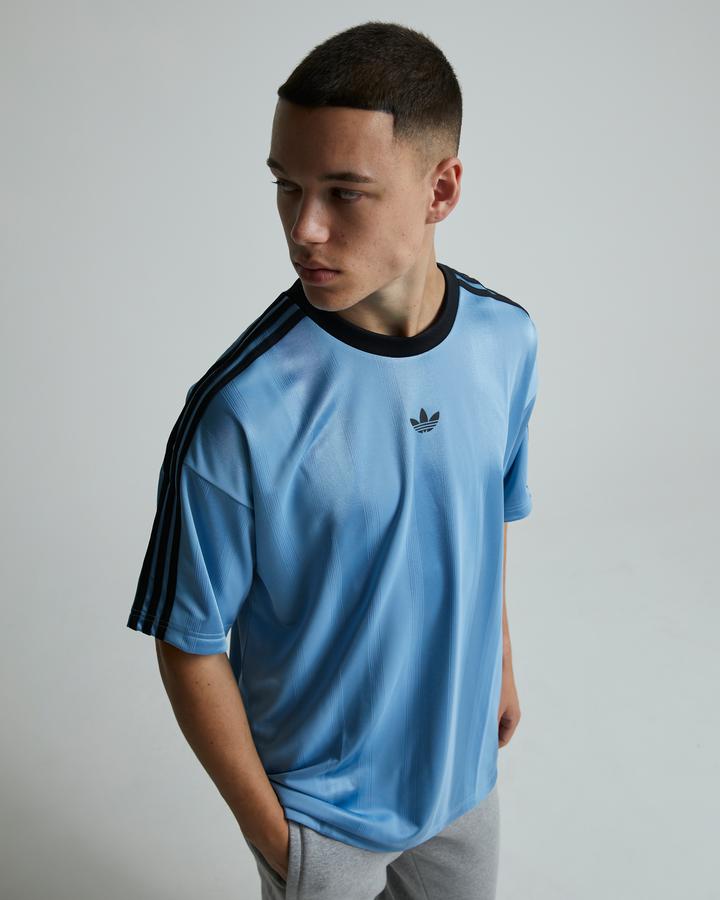 Adidas Originals Adicolor Jacquard Jersey T-Shirt Blue, Men's size: S, FootAsylum