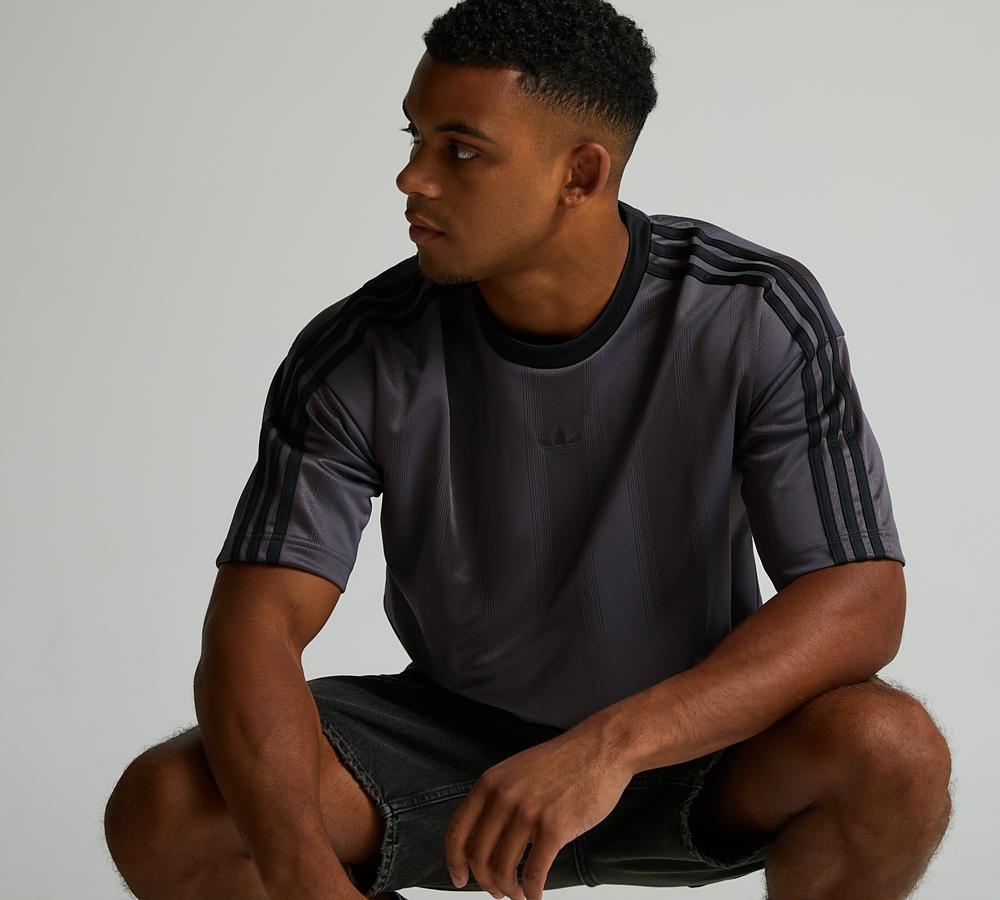 Adidas Originals Adicolor Jacquard Jersey T-Shirt Grey, Men's size: S, FootAsylum