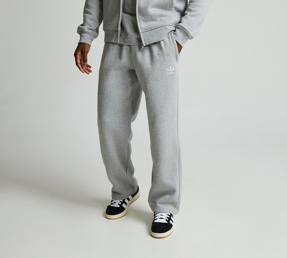 adidas Originals Trefoil Essentials Open Hem Pant Medium Grey