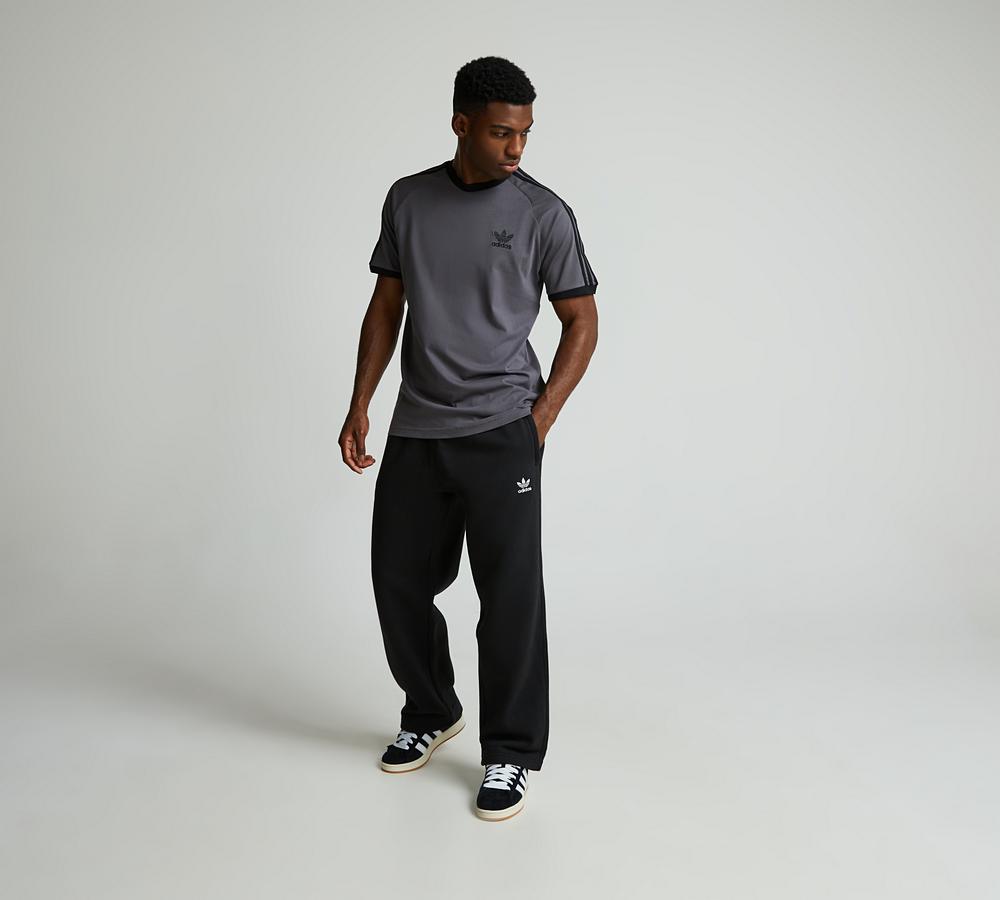 Adidas Originals Trefoil Essentials Open Hem Pant Black, Men's size: XS, FootAsylum