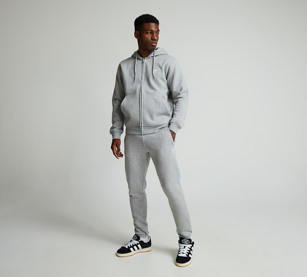 Adidas Originals Trefoil Essentials Jogger Grey, Men's size: XL, FootAsylum