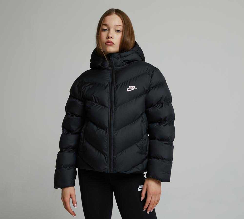 nike puffer coat kids black nike coat
