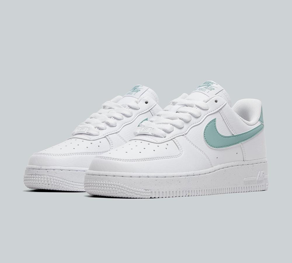 nike air force white aqua clay