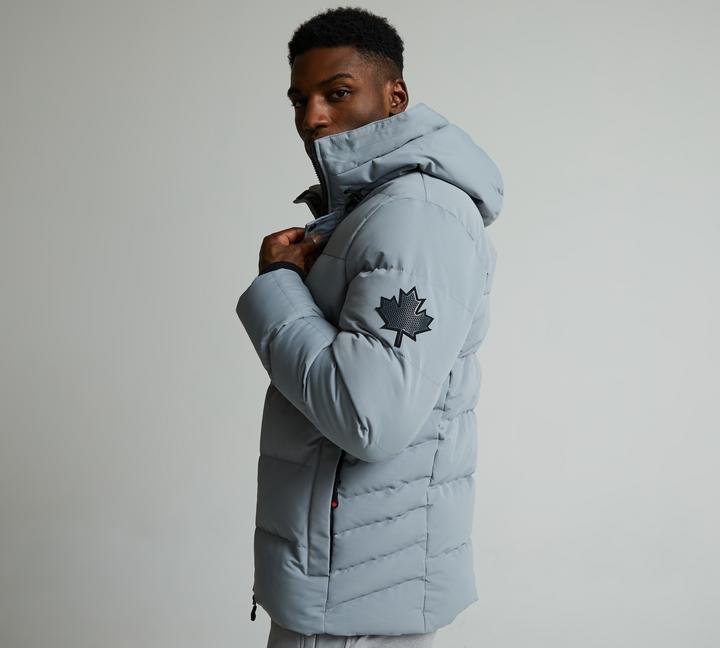 Zavetti Canada Paglia Puffer Parka Jacket Grey, Men's size: XS, FootAsylum