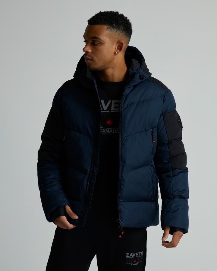 Zavetti Canada Vextaro Puffer Jacket Navy, Men's size: XS, FootAsylum