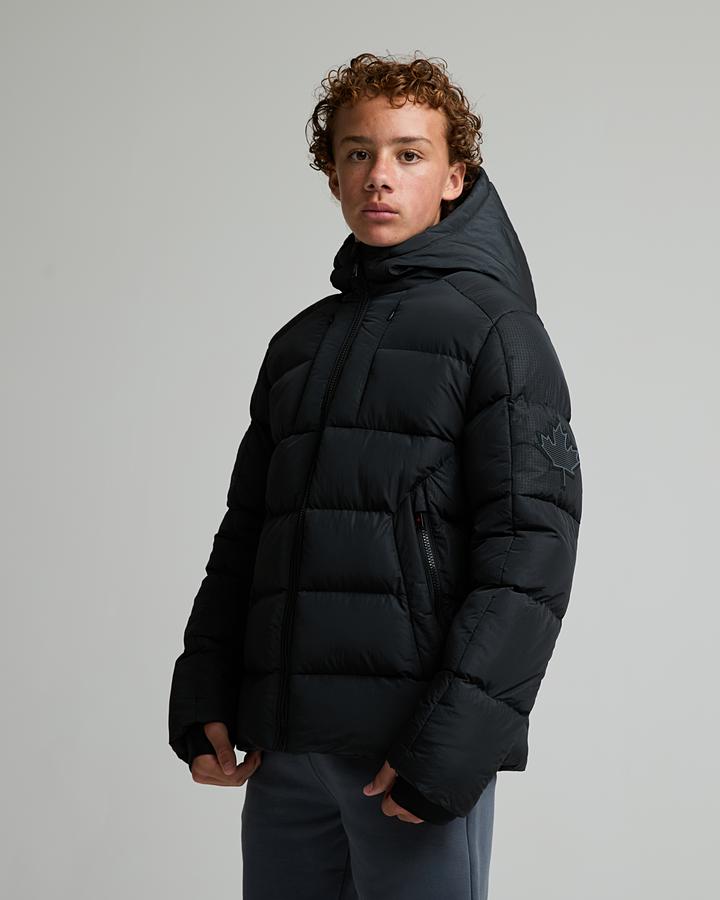 Zavetti Canada Junior Baressio Puffer Jacket Black, Kids size: XL/B, FootAsylum