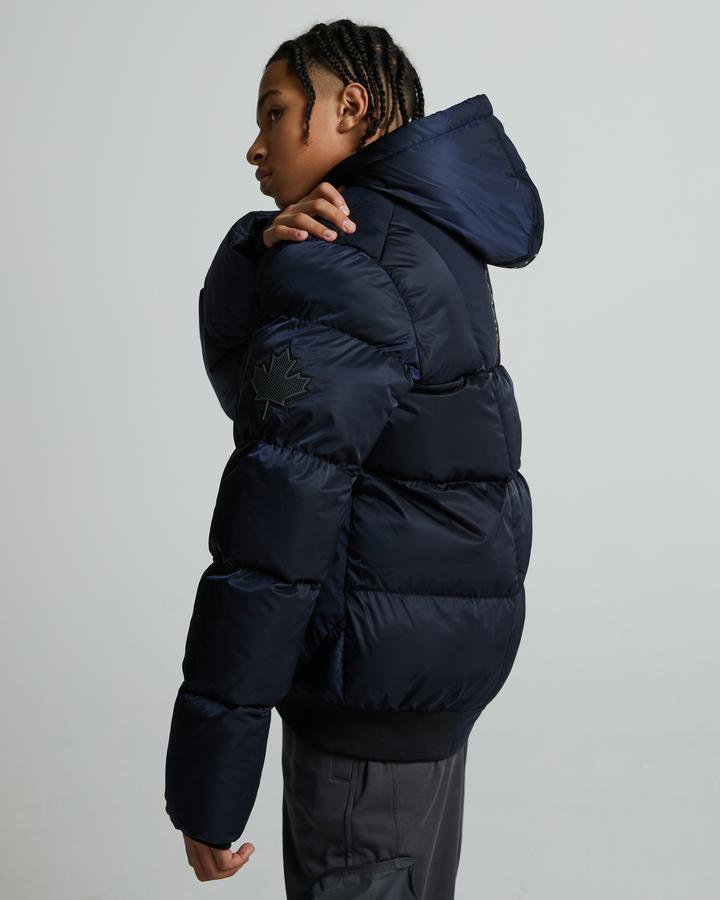 Zavetti Canada Junior Vaiellini Puffer Bomber Jacket Navy, Kids size: M/B, FootAsylum