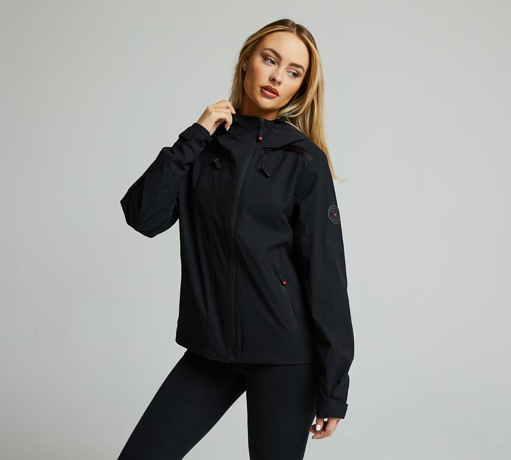 Zavetti Canada Womens Cascella Lightweight Cropped Jacket Black, Women's size: S, FootAsylum