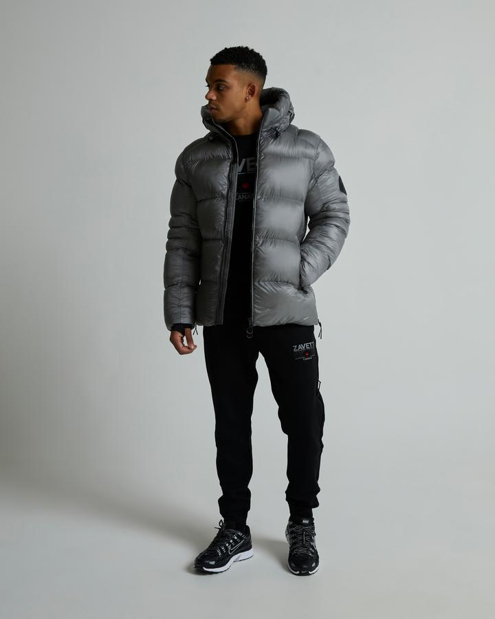 Zavetti Canada Tanox Puffer Jacket | Monument Grey | Footasylum