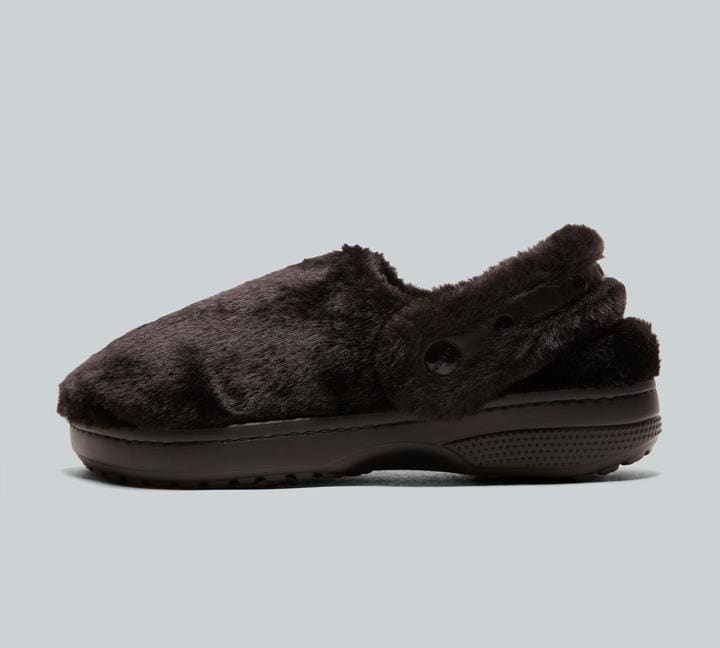 Crocs Womens Classic Unfurgettable Clog Black, Women's size: 5, FootAsylum