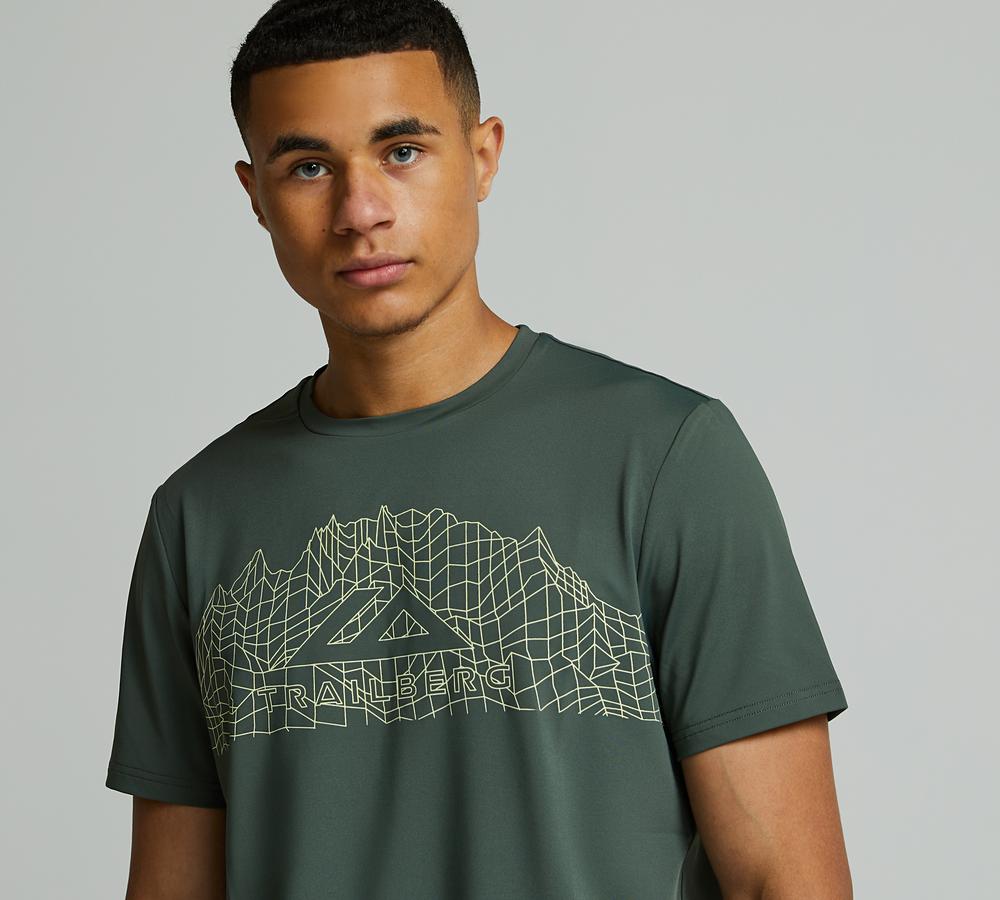 Trailberg Vantage T-Shirt Green, Men's size: XS, FootAsylum