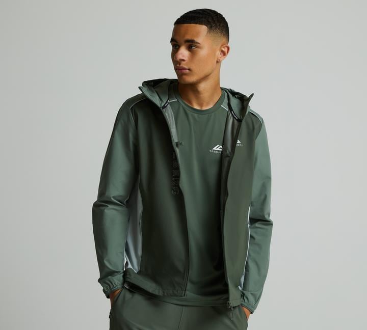 Trailberg Triathlon Windbreaker Dark Fern / Pine Dust / Frosted Leaf, Men's size: L, FootAsylum