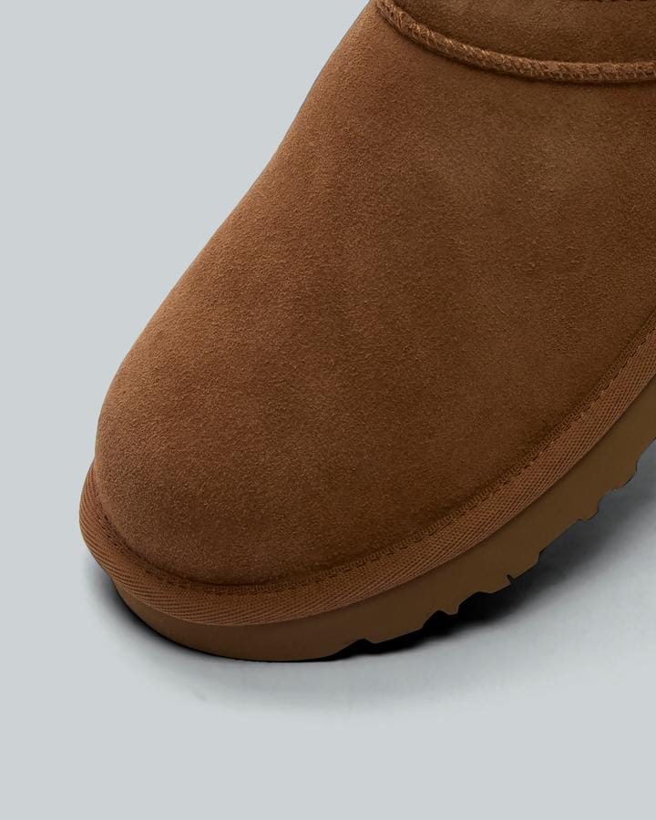 Ugg Womens Classic Micro Boot | Chestnut | Footasylum