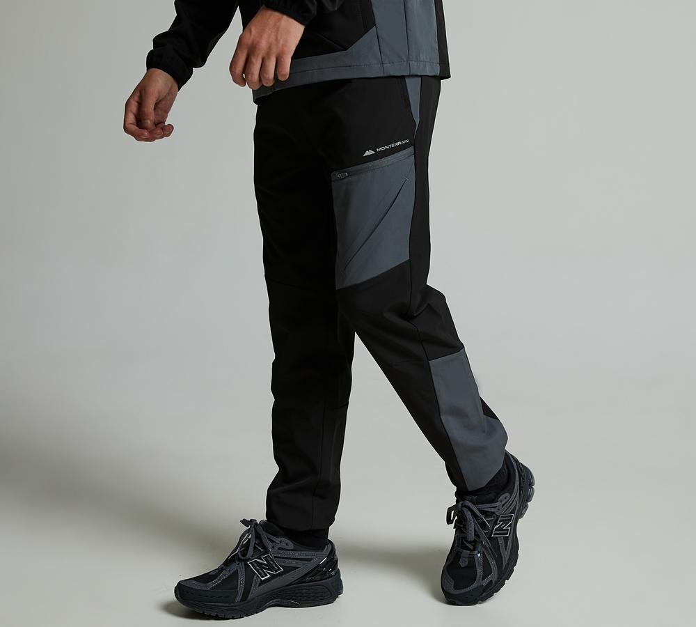 Monterrain Junior Deflect 2.0 Woven Running Pant Black, Kids size: L/B, FootAsylum