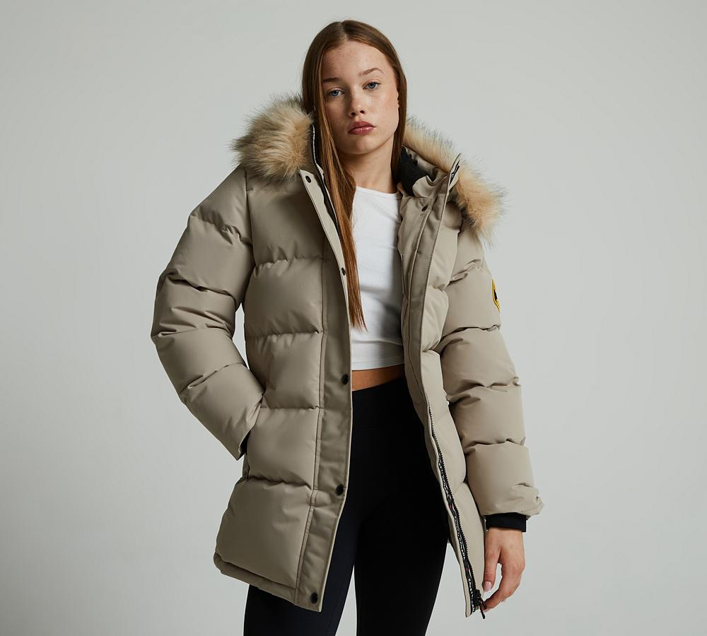 Zavetti Canada Girls Fiorella Puffer Parka Jacket | Pure Cashmere