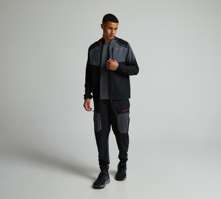 Monterrain Orbit Woven Running Hoodie - Black