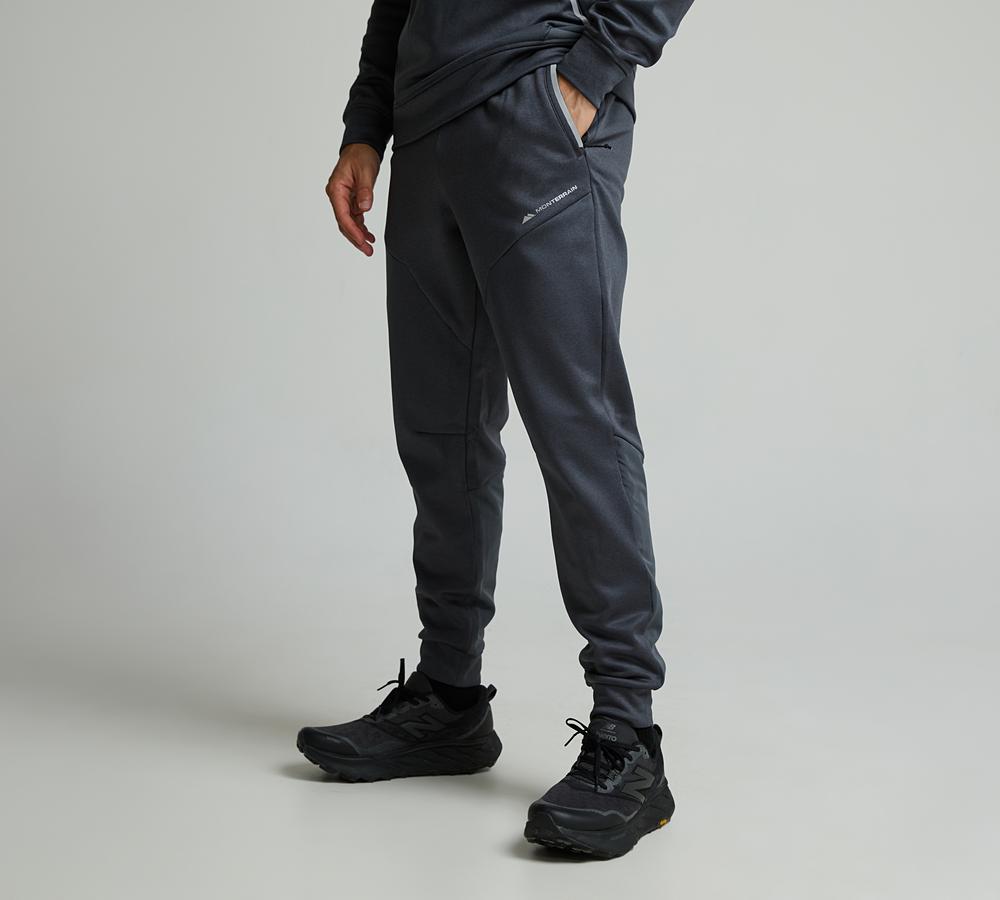 Monterrain Speed 2.0 Poly Fleece Jogger Grey, Men's size: S, FootAsylum