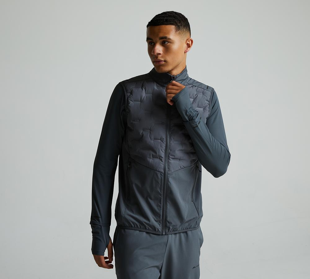 Monterrain Interval 2.0 Running Gilet - Grey — photo 1
