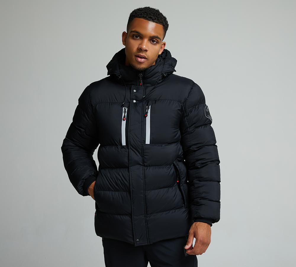 Zavetti Canada Atlin 2.0 Puffer Jacket | Jet Black | Footasylum