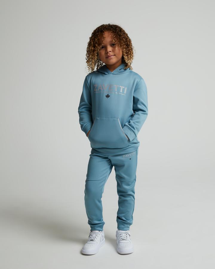 Zavetti Canada Nursery Tavini Overhead Hooded Suit Blue, Kids size: 5-6Y, FootAsylum