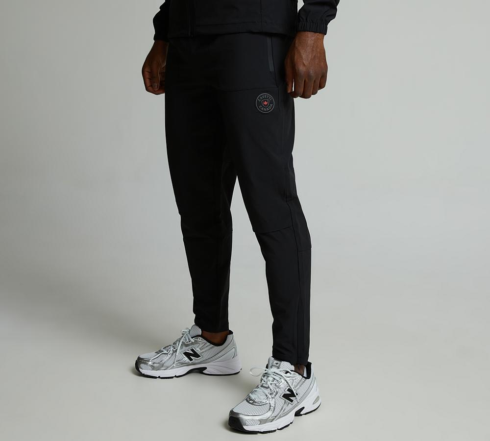 Zavetti Canada Verozo Woven Pant | Jet Black | Footasylum