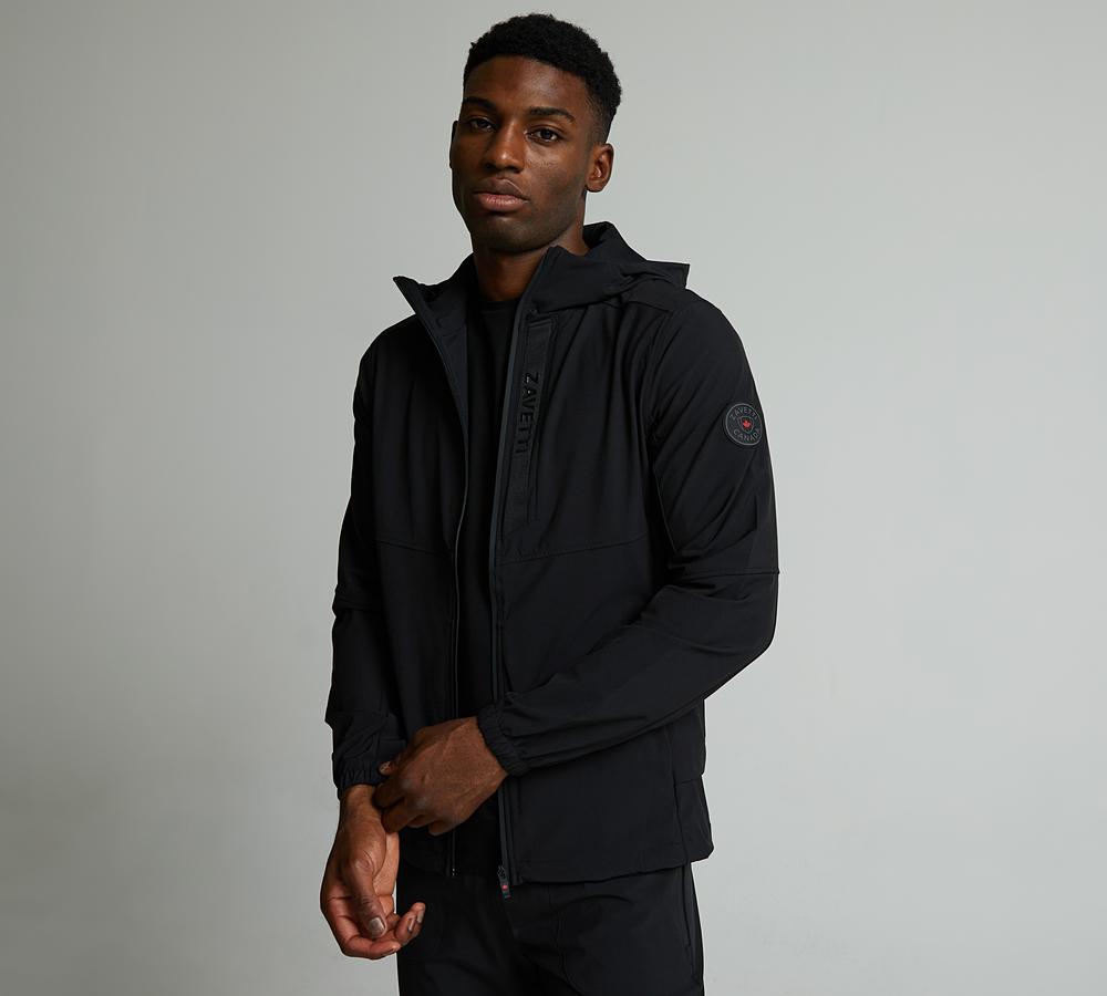Zavetti Canada Verozo Full Zip Hoodie | Jet Black | Footasylum