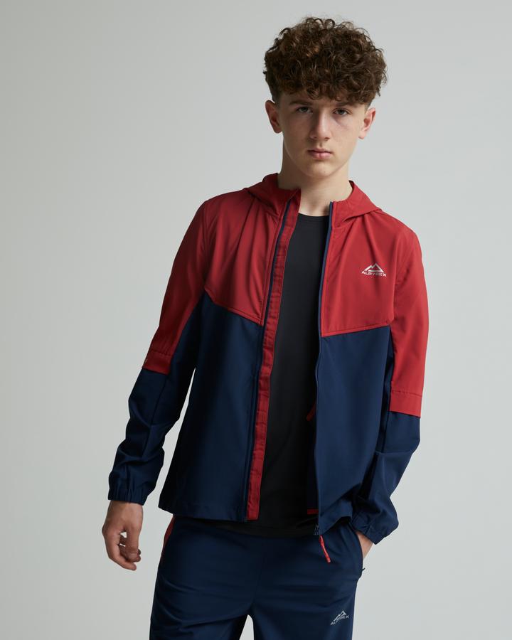Alpyrex Junior Ontera Windrunner Red, Kids size: L/B, FootAsylum
