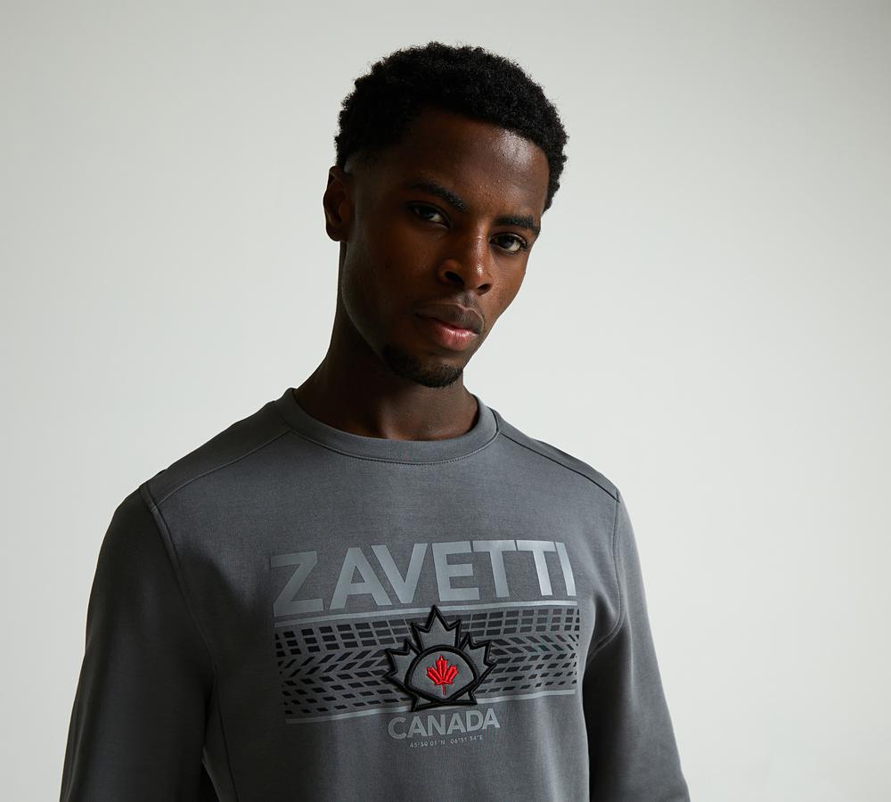 Zavetti Canada Dimola Sweatshirt | Lava Smoke | Footasylum