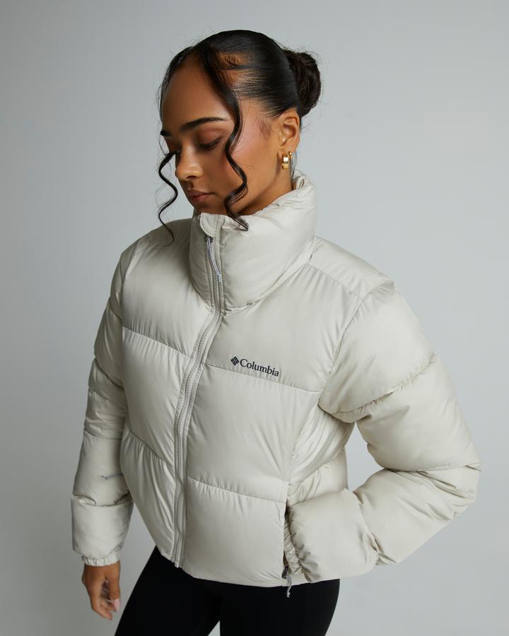 Columbia Womens Puffect II Crop Puffer Jacket | Dark Stone