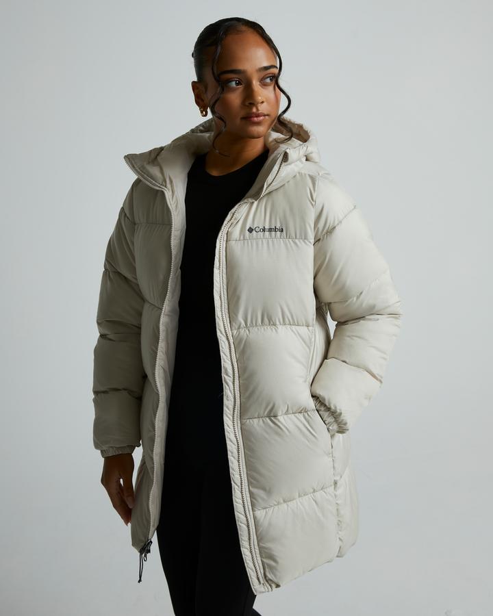 Columbia Womens Puffect Ii Hooded Mid Puffer Jacket Beige, Women's size: XS, FootAsylum